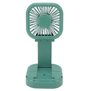 small desk fan 3speed folding wind speed 270 degree rotation strong wind portable folding fan for bedroom green