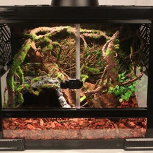 BNOSDM Reptile Bend-A-Branch Vines with Moss Bendable Jungle Climbing Vine Pet Habitat Decor for Bearded Dragons Chameleon Geckos Snakes Lizards Frogs