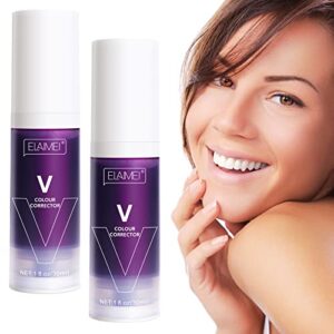 purple toothpaste for teeth whitening,2pcs whitening toothpaste,teeth whitening toothpaste,color corrector toothpaste