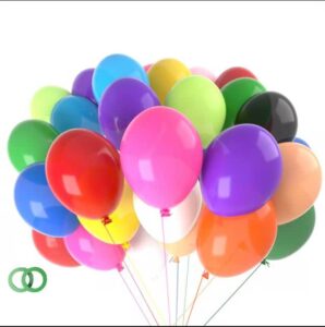 60pcs party balloons 5inch assorted color balloons with ribbon for party decoration, weddings, baby shower, birthday parties supplies or arch décor - helium quality under sea party decoration