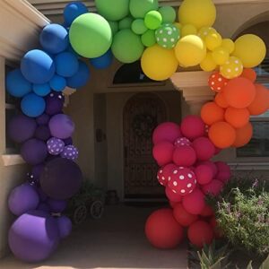 60Pcs Party Balloons 5Inch Assorted Color Balloons with Ribbon for Party Decoration, Weddings, Baby Shower, Birthday Parties Supplies or Arch Décor - Helium Quality Under Sea Party Decoration