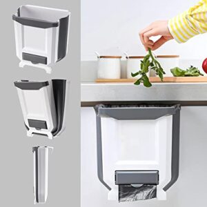 Small Kitchen Garbage can Collapsible Food Waste bin for Kitchen Asian Home Gadgets for Home Trash bin Under Sink Trash can Apartment Essentials for First Apartment Home & Kitchen Must Haves