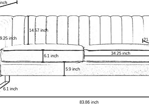 ANTTYBALE 83'' Orange Velvet Couch Sofa Mid-Century Modern Love Seat Chesterfield 3 Seat Couches Sofa for Living Room Apartment (Orange)