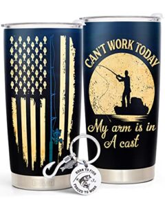 fishing gifts for men - fishing gifts - fathers day fishing gifts for dad, husband, boyfriend - birthday, christmas fishing gifts for fisherman - funny fishing gift, fishing coffee mug tumbler 20oz