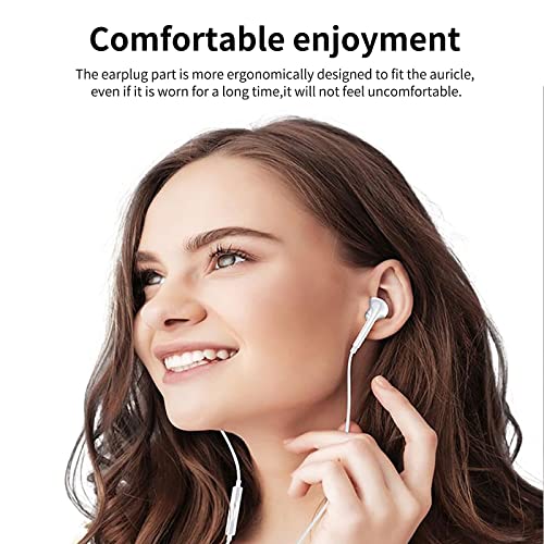 Togkun Wired Earbuds Headphones, Earphones in-Ear with Microphone and Call Controller, Noise lsolating, Bluetooth, Compatible with iPhone14/13/12/11/X/SE/8P/8/7P/7(2 Pack)