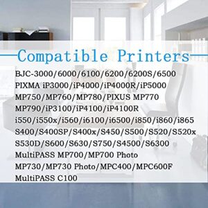 ColorPrint Compatible BCI-6 Ink Cartridge Replacement for Canon BCI6 BCI 6 BCI3e for PIXMA MP600 MP780 MP960 iP3000 iP3300 iP4000 iP5000 iP5200 iP6000D iP8500 Printer (3BK,3C,3M,3Y,3PC,3PM,18-Pack)