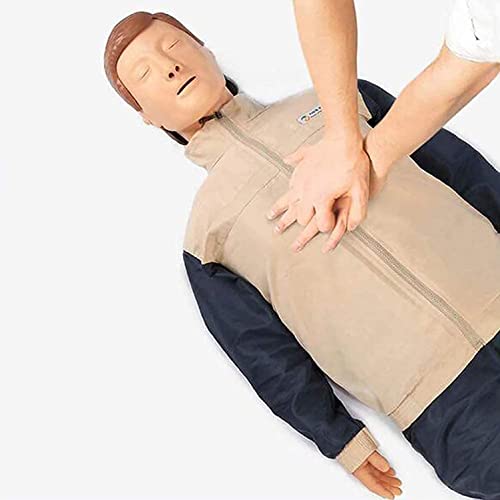 LXT PANDA CPR Simulator Training Model Kit, Professional Adult Full Body Manikin First Aid Training Model Cardiopulmonary Resuscitation Medical Model Human with Medical Accessories