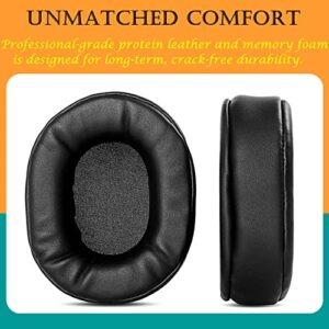 TaiZiChangQin Ear Pads Cushion Memory Foam Replacement Compatible with HyperX Cloud Mix Gaming Headphone ( Protein Leather Earpads )