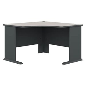 Bush Business Furniture Series A 48W Corner Desk in Slate and White Spectrum & WC8448A Series A 48W Desk in Slate and White Spectrum