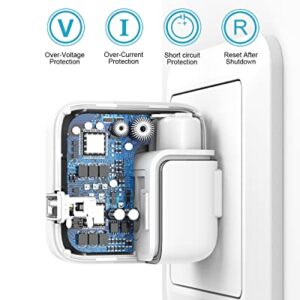 Apple iPad Charger Wall Charger and Cord 10 ft 2Set,12W iPad Charger Fast Charging Block & iPad Charger Cord 10 ft Apple Certified Lightning Cable for iPad 7th 8th 9th Generation,iPad Air/Mini,iPhone