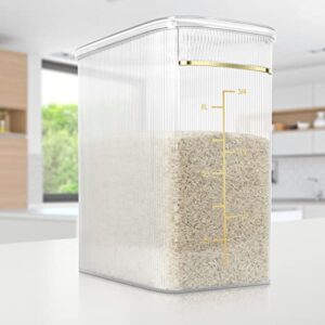 TBMax Rice Storage Container 25 Lbs - 20 Lbs + 5lbs Rice Container