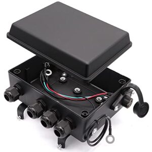 Torkettle Winch Solenoid Relay Control contactor pre-Wired Box for 8000-17000lbs Electric ATV UTV Winch 12V