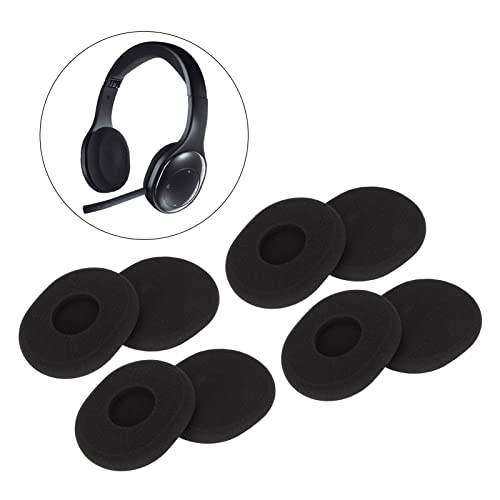 Headphone Ear Pads, for Logitech H800 Replacement Headset Ear Cushions Cover, Noise Isolation and Enhanced Bass, Soft Comfort Memory Foam, Lightweight Breathable