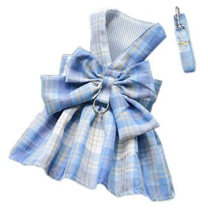 Clopon Fancy Dog Dress Ruffle Doggie Dresses Tutus for Small Girl Puppy Summer Pet Clothes