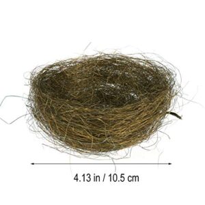 PRETYZOOM Home Decor 3pcs Artificial Bird Artificial Easter Bird Bird Rattan Birds Fake Bird Outdoor Decor