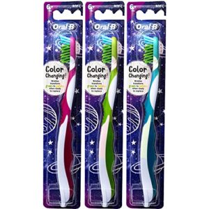oral-b pro-health junior crossaction galaxy toothbrush, ages 6+, soft - pack of 3