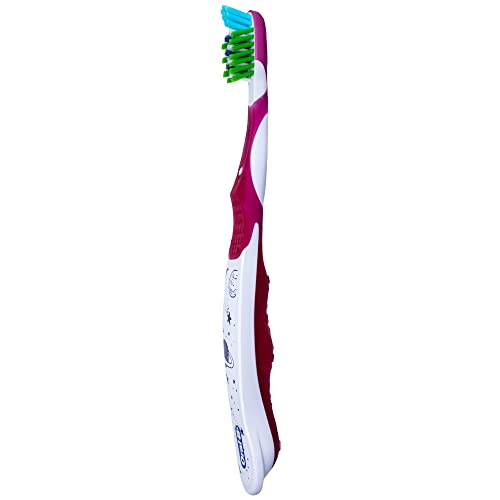 Oral-B Pro-Health Junior CrossAction Galaxy Toothbrush, Ages 6+, Soft - Pack of 3