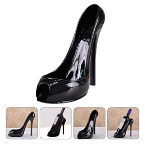 Cabilock Home Decor Dining Table Decor High Heel Wine Stiletto Shoe Wine Holder Wine Bottle Organizer Stand Shoe Phone Holder Bottle Holder Resin Metal Storage Rack Wedding Decor