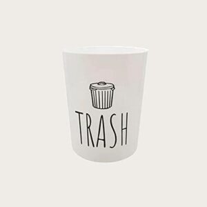 sedlav plastic office trash can, 5 gal (trash draw)