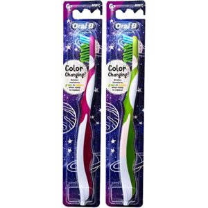 oral-b pro-health junior crossaction galaxy toothbrush, ages 6+, soft - pack of 2