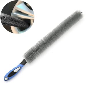 VIGAN Car Cleaning Tire Wheel Brush Wash Tool Small Long Handle Brush Microfiber Tyre Grille Engine Rim Brush Auto Cleaning Tool