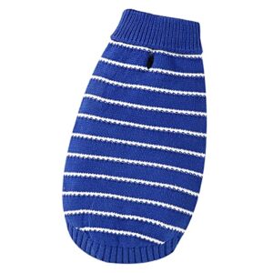 Premium Dog Clothes Comfortable Soft Warm Dog Sweater Breathable Durable Material Apparel for Pet Dogs (XL,Blue)