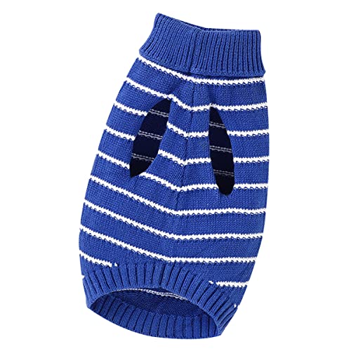 Premium Dog Clothes Comfortable Soft Warm Dog Sweater Breathable Durable Material Apparel for Pet Dogs (XL,Blue)