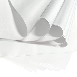 125 sheets 20" x 30" acid-free wrapping tissue paper, large white unbuffered no lignin archival tissue paper, no acid paper for long-term packaging storing clothes textiles linens present wrap