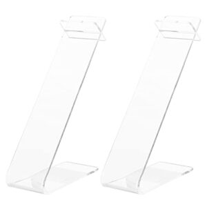 baluue acrylic shoes display stand shoe display insert 2pcs shopping mall sandal flat shoe sneaker rack for store display shoe floating display