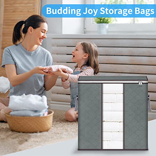 Budding Joy Closet Organizers and Storage Large Storage Bins Under Bed Storage