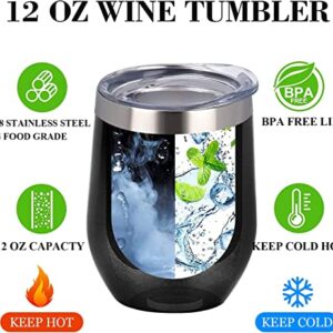 OEAGO Valentines Day Gifts for Him Her Men Women Funny Cups Wine Black Tumbler with Lid I Love You Most The End I Win Anniversary Christmas Birthday Gifts for Husband Boyfriend Girlfriend Wife