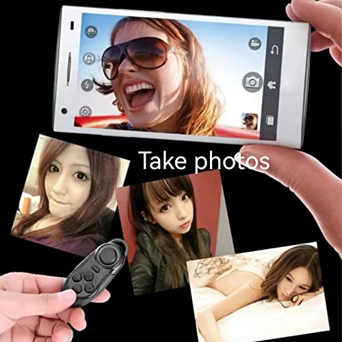 Bluetooth Remote Control Page Turner for iPhone Android Ipad Cell Phone，VR Game Camera Shutter Remote Control Handle