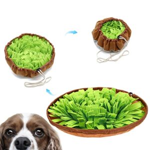 bbdis snuffle mat for dogs,adjustable snuffle mats,snuffle foraging mat for smell training and slow eating,snuffle mat for large/medium/small dogs(18.9 * 18.9 * 3.1)
