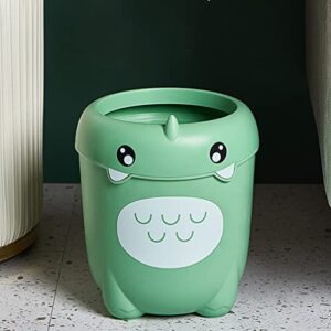 CLISPEED Kitchen Garbage Cans Plastic Trash Can Kids Room Trash Bin Cartoon Garbage Bin Cartoon Tabletop Trash Can Wastebasket Cute Wastepaper Basket Waste Bin for Office Home Kitchen Waste Bins