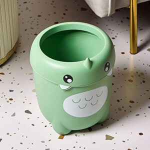 CLISPEED Kitchen Garbage Cans Plastic Trash Can Kids Room Trash Bin Cartoon Garbage Bin Cartoon Tabletop Trash Can Wastebasket Cute Wastepaper Basket Waste Bin for Office Home Kitchen Waste Bins