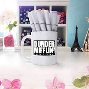 World's Best Boss Mug, The Office Mug Dunder Mifflin 11 oz Ceramic Mug Funny Unique Idea Cup Gift for Office Male Female Bosses Coworkers