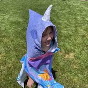 A FOR ADLEY Merch, Magic Narwhal Towel Designed by Adley for Kids That Love Adley and Narwhals