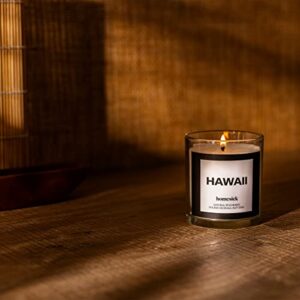 Homesick Premium Scented Candle, Hawaii - Scents of Pineapple, Coconut, 7.5 oz, 30-35 Hour Burn, Gifts, Soy Blend Candle Home Decor, Relaxing Aromatherapy Candle