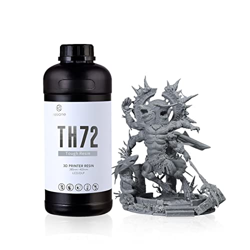 RESIONE 3D Printer Resin, TH72 Flexible Tough Resin with Long-Lasting Toughness and High Elongation, 3D Printing Impact Resistant for Figurines