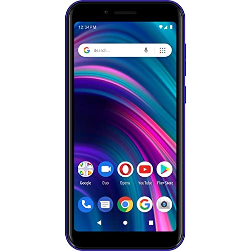 BLU C5L Max | 2022 | Long Lasting Battery | Unlocked | 5.7” Display | 32GB | 5MP Camera | US Warranty | Blue