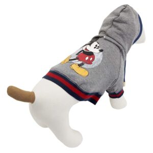 harry barker classic mickey mouse hoodie - small, grey
