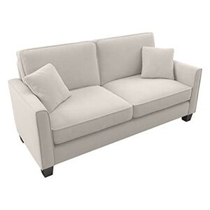 bush furniture flare sofa, 73w, light beige microsuede
