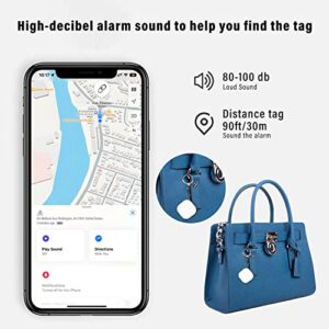 MICFLIP Key Finder (White, 1-Pack), Android Not Supported, Works with Apple Find My (iOS Only), Key Finder, Bluetooth Tracker for Earbuds and Luggage, Phone Finder, Waterproof