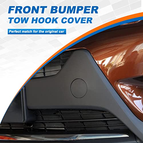 Front Bumper Tow Hook Cover Towing Eye Cap Fit for Toyota RAV4 2013 2014 2015 53286-0R060 53285-0R060 Xinpinsai