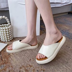 Fashion Spring And Summer Women Slippers Flat Thick Bottom Comfortable Solid Color Indoor And Outdoor Funky Monkey Sandals Women