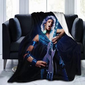mick ronson throw blanket super soft flannel fleece blankets for home bed sofa 60"x50"