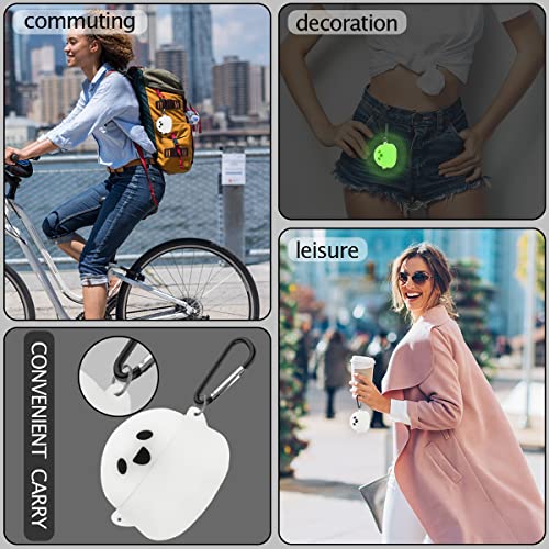 FREEOL AirPods 3 Case Cover, Luminous Ghost Anime Design Case for Airpods 3rd Generation 2021,Fashion Fun Cartoon Character Apple Airpods 3 Accessories Protective cover for Women Kids Teens Girls Boys