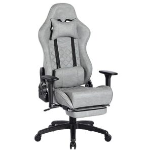 blue whale massage gaming chair for adults and 350lbs reinforced base,thickened seat cushion, adjustable armrest, big and tall ergonomic office computer chair