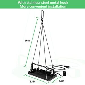 Otdair Grow Light with Stand, Full Spectrum Plant Light for Indoor Plants, Grow Lamp with 35-60 Inches Adjustable Longer Tripod Feet Stand, LED Standing Floor Grow Lamp for Tall Plants