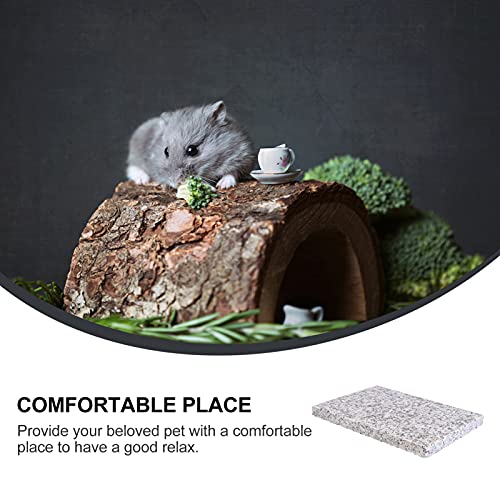 Mipcase Pet Cool Plate Chinchillas Ice Bed Summer Pet Pad Natural Hamster Cooling Hamster Cooling Granite Slab Hamster Cooling Board Pad- Marble Pet Cooling Mat Cool Pet Cushion Summer Marble Board